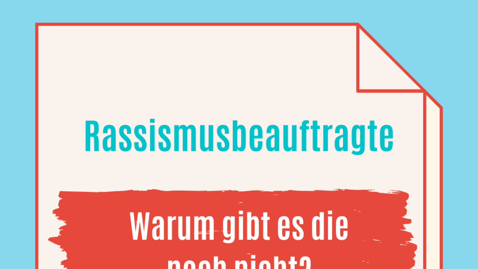 Rassismusbeauftragte in NRW: Warum gibt es die noch nicht?